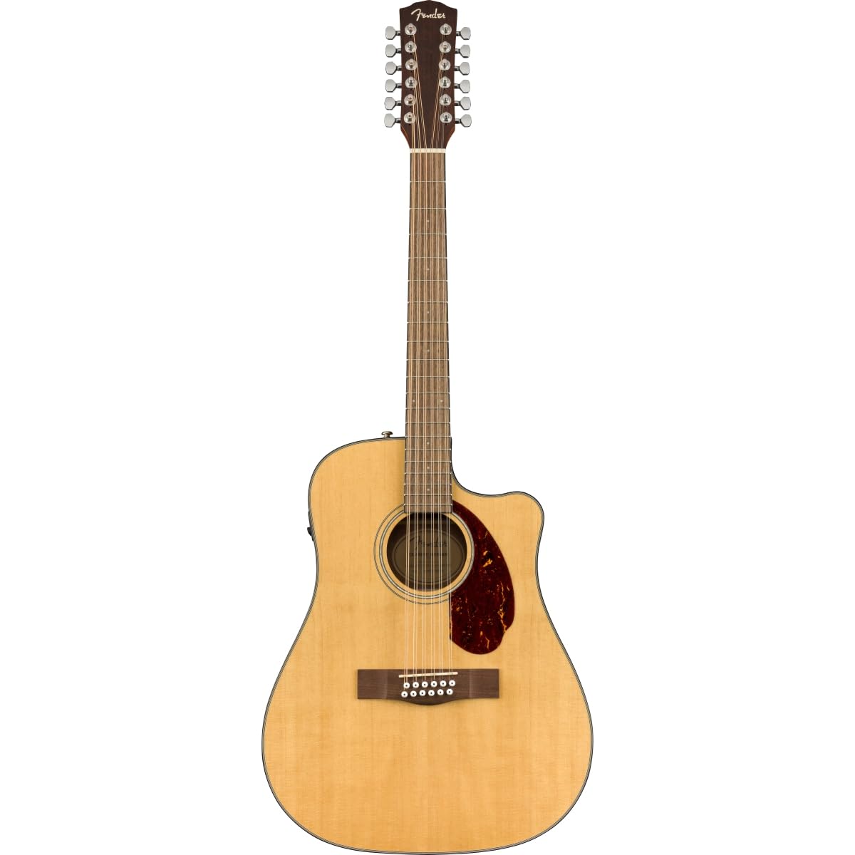 Fender CD-140SCE 12-String Dreadnought Cutaway Acoustic Electric Guitar with 2-Year Warranty, Fishman Pickup and Preamp System,