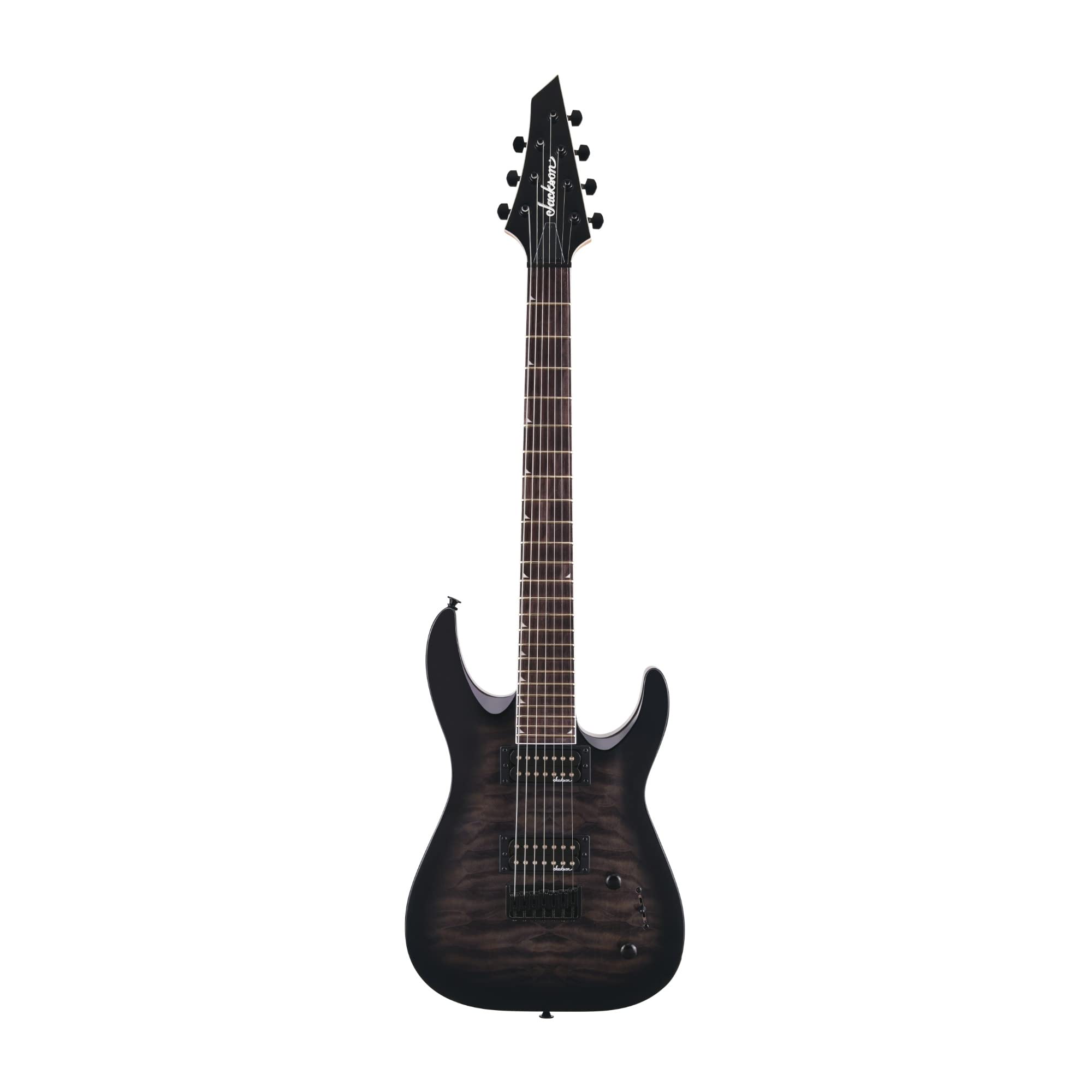 Jackson Js Series Dinky Arch Top Js22Q-7 Dka Ht Electric Guitar - Transparent Black Burst