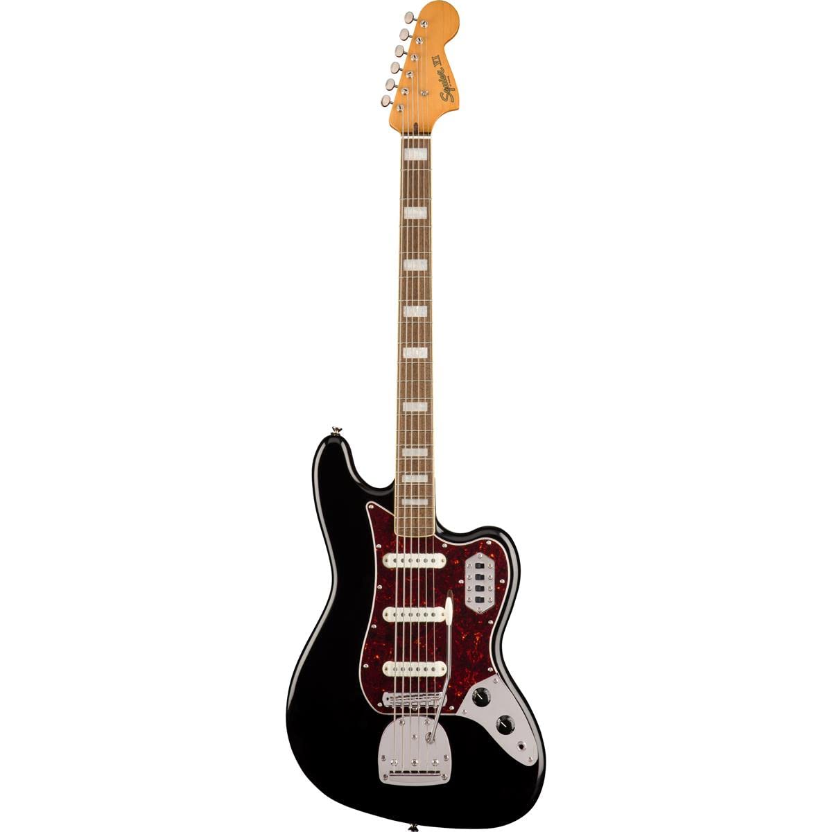 Squier Classic Vibe 6-String Bass Vi, Black, Laurel Fingerboard