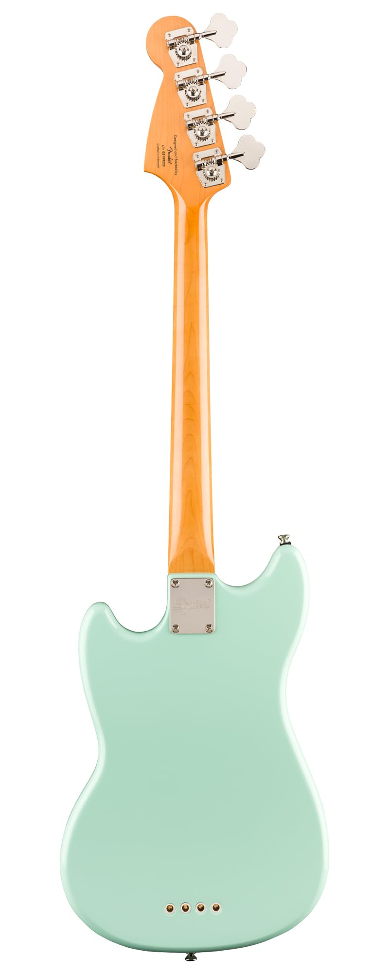 Fender Squier Classic Vibe '60s Mustang Bass - Surf Green Bundle with Instrument Cable, Tuner, Strap, and Austin Bazaar Instruct