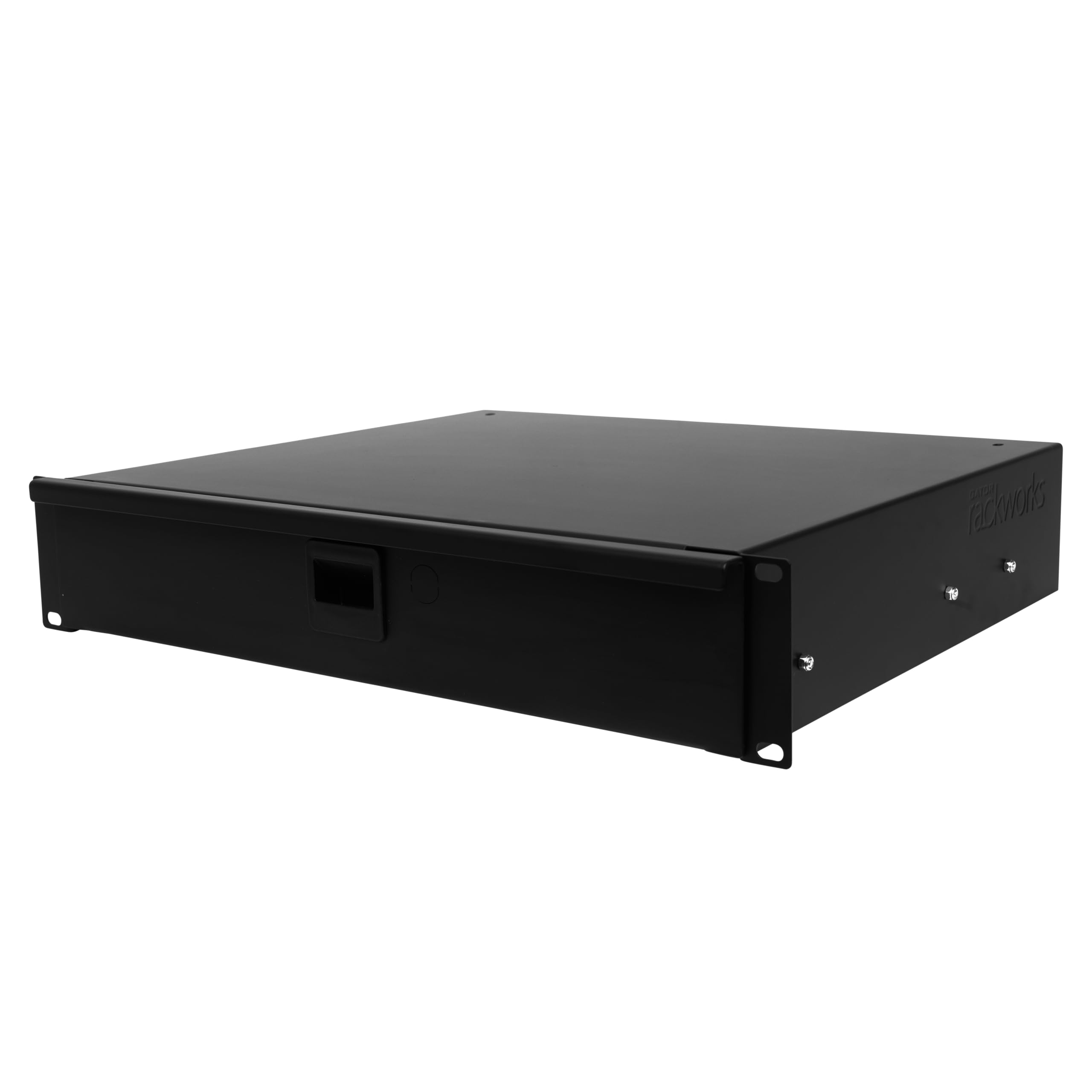 Gator Rackworks Standard 2U Rack Mount Drawer with Foam Interior and Lock, 14.2 Deep (GRW-DRWDF2)
