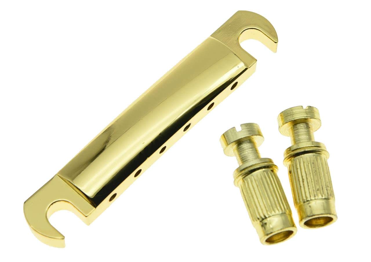 Lp Guitar Tune-O-Matic Tailpiece Stop Bar For Les Paul Sg Gold