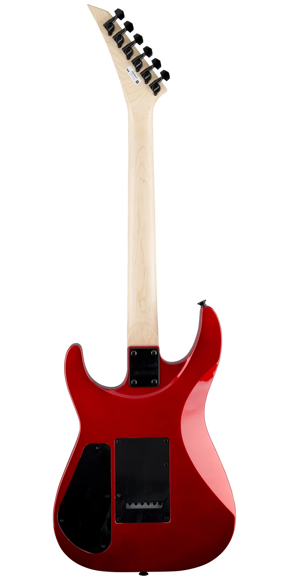 Jackson Dinky JS11 Electric Guitar - Metallic Red Bundle with Cable, Tuner, Strap, Picks, and Austin Bazaar Instructional DVD