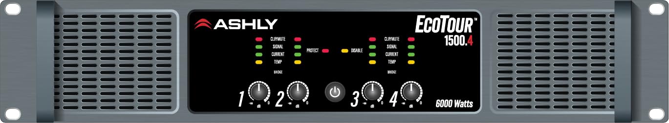 Ashly EcoTour 1500.4 Professional Touring Power Amplifier