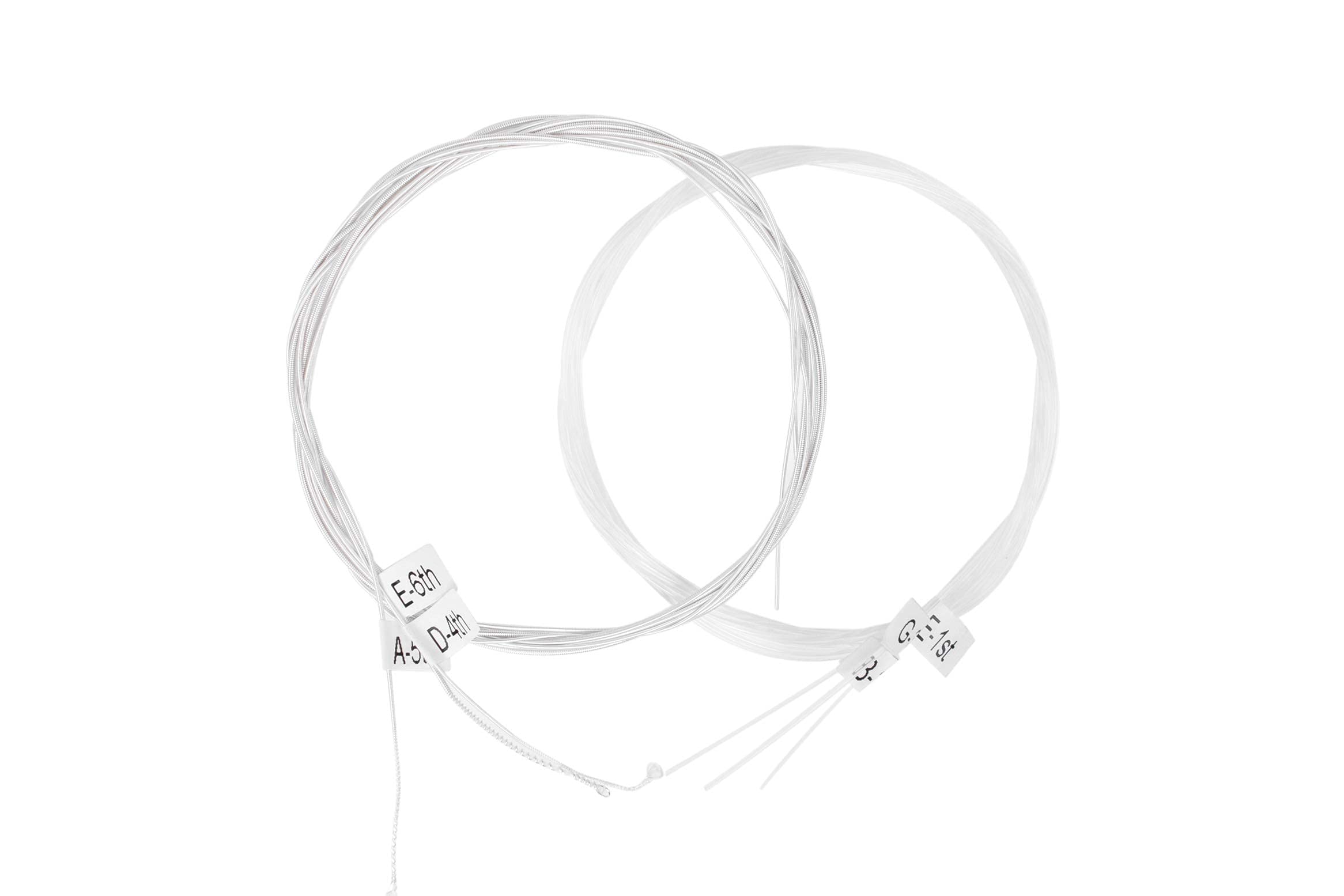 Alice Nylon Classical Guitar Strings .0285-.044 Hard Tension with Sliver Plated Copper Winding Anti-Rust Coating, 2 Sets