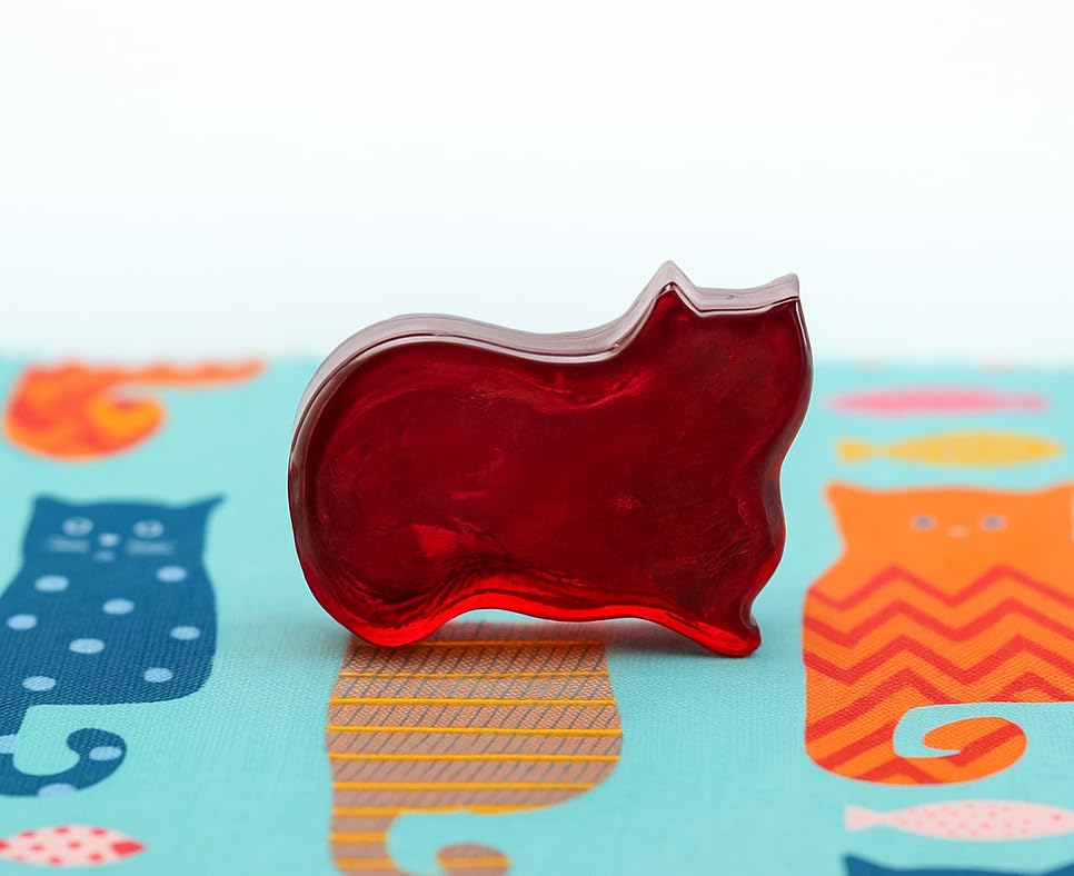 Rockin Rosin - Cat - Medium Amber Rosin for Violin, Viola & Cello | Handcrafted in USA | Sustainable, All-Natural, Student-Frien