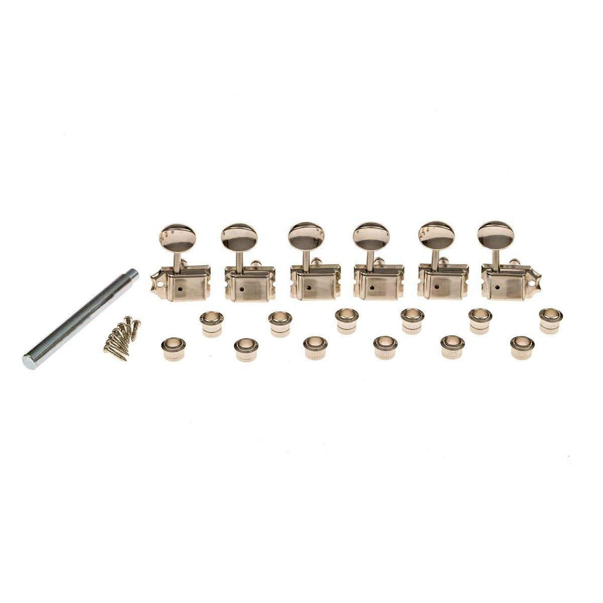 Gotoh Locking Vintage Oval Knob Tuners Nickel