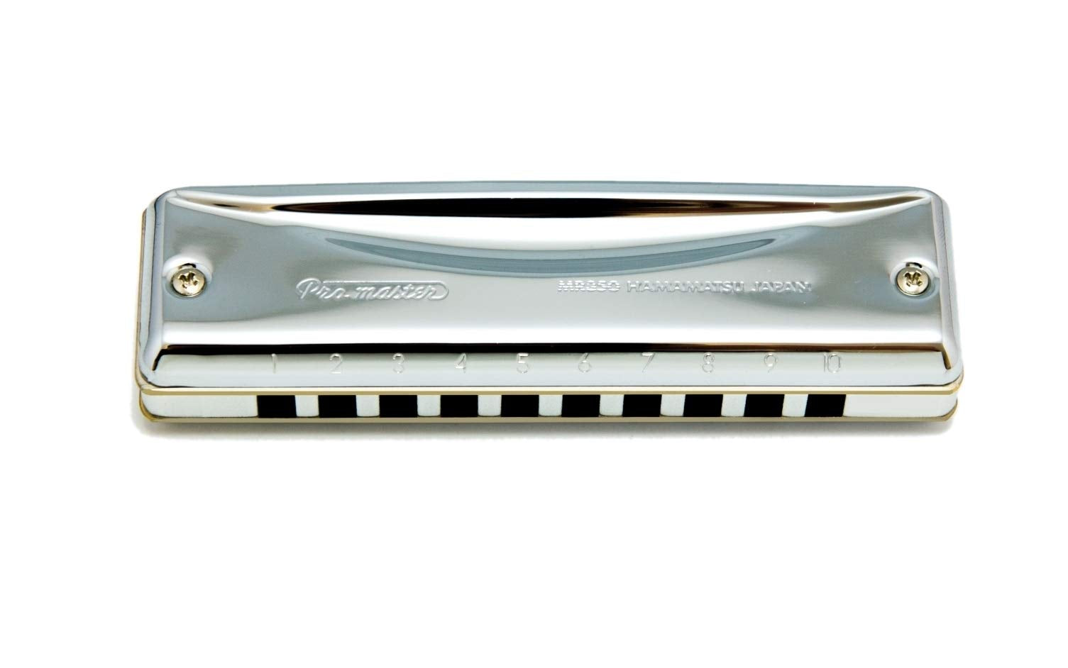 Other Harmonica, Silver with chrome plating (Suzuki-Promaster-Valved-G)