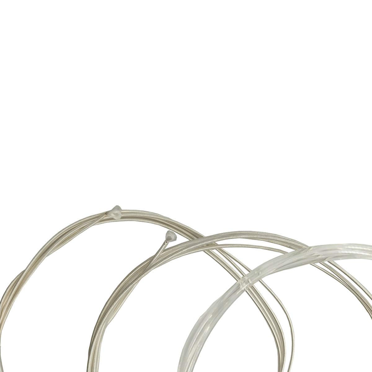 JYsun Classical Guitar Strings 3 full sets Clear Nylon for E-1st B-2nd G-3rd and Nylon Core Silver-Plated Copper Alloy Wound for