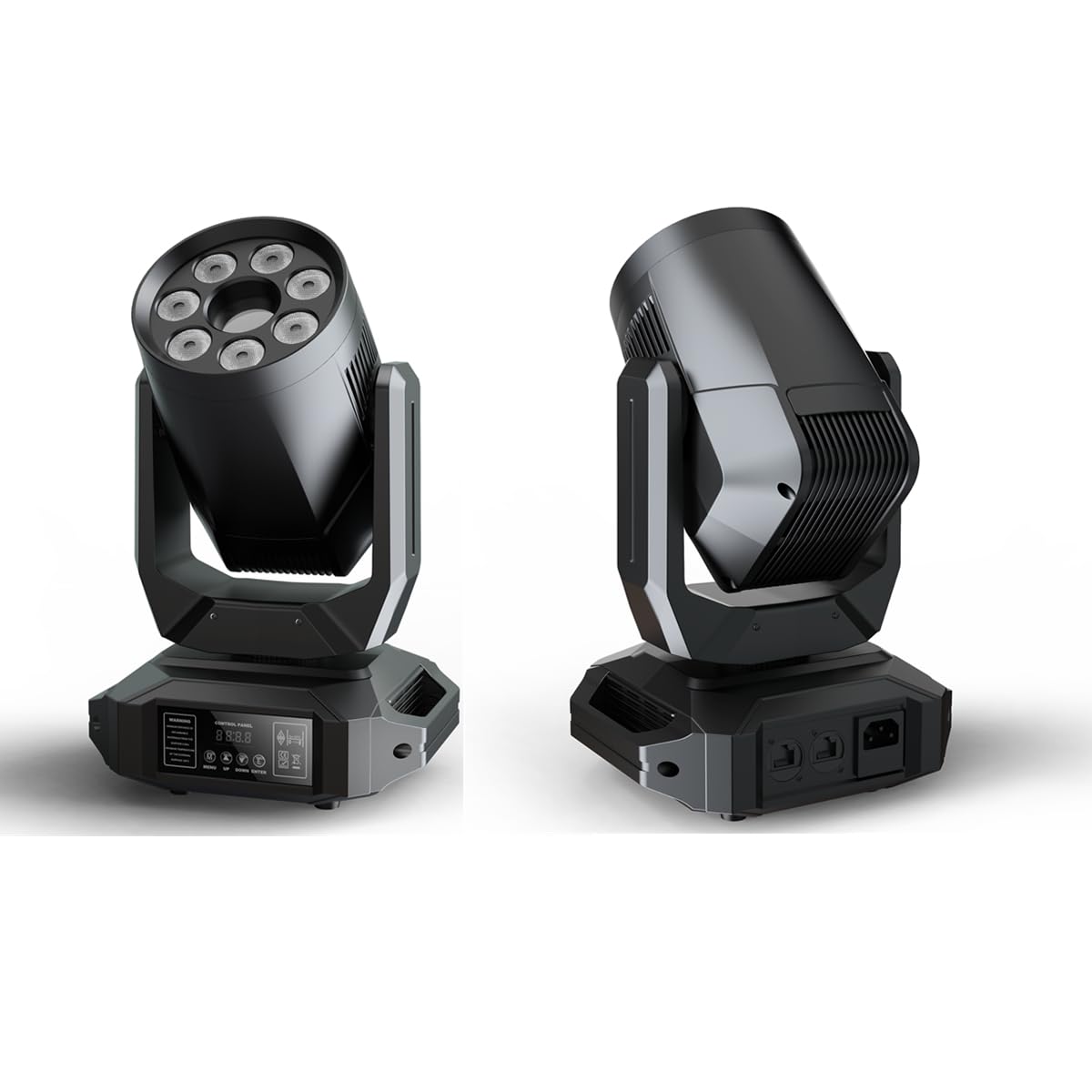 Stage Moving Head Light 100W Beam Spot and 70W Wash Lighting 2 in 1 with 5-Facet Prism for Party DJ Disco(1PC