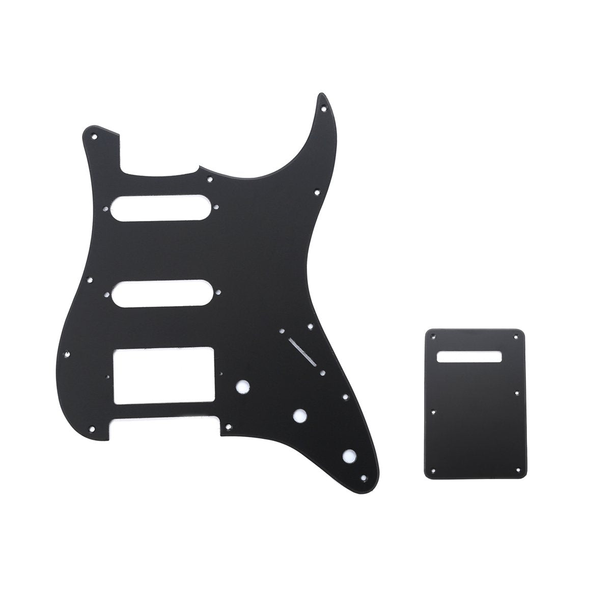 Musiclily Hss 11 Holes Strat Electric Guitar Pickguard And Backplate Set For Fender Us/Mexico Made Standard Stratocaster Modern