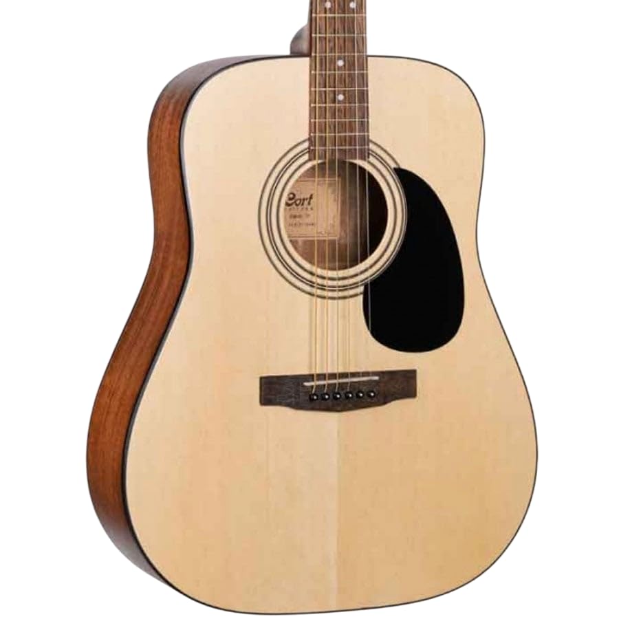 Cort Ad300 Op Acoustic Guitar  Spruce Top, Mahogany Back & Sides, Merbau Fingerboard, Dovetail Neck Joint & Scooped Bridge For S