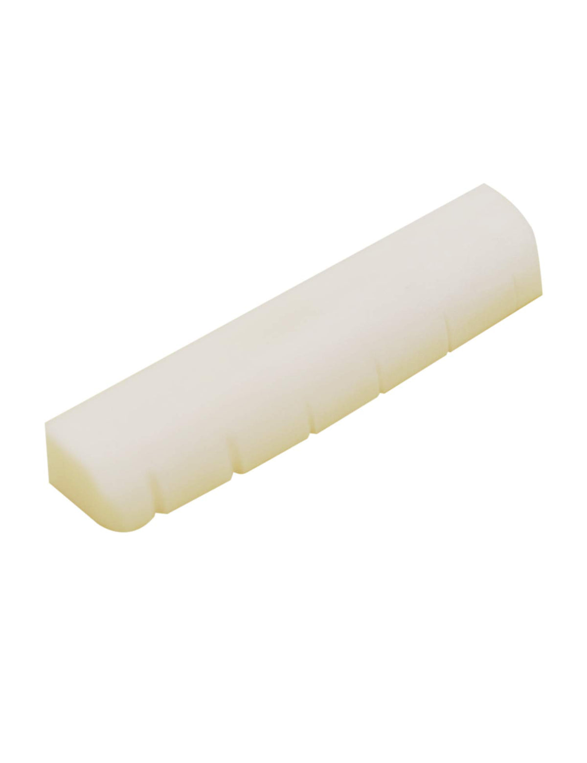 Metallor 6 String Pre-Slotted Bone Guitar Nut Replacement Compatible With Lp Style Electric Guitar Folk Acoustic Guitar White.(N