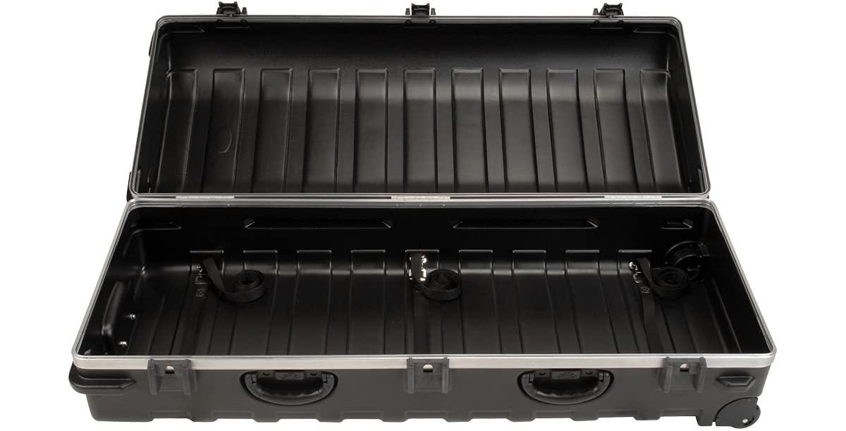 SKB ATA XL Stand Case (49-1/2 x 20-1/4 x 13-1/2) with Wheels and Straps, TSA Latches, Over-Molded Handle
