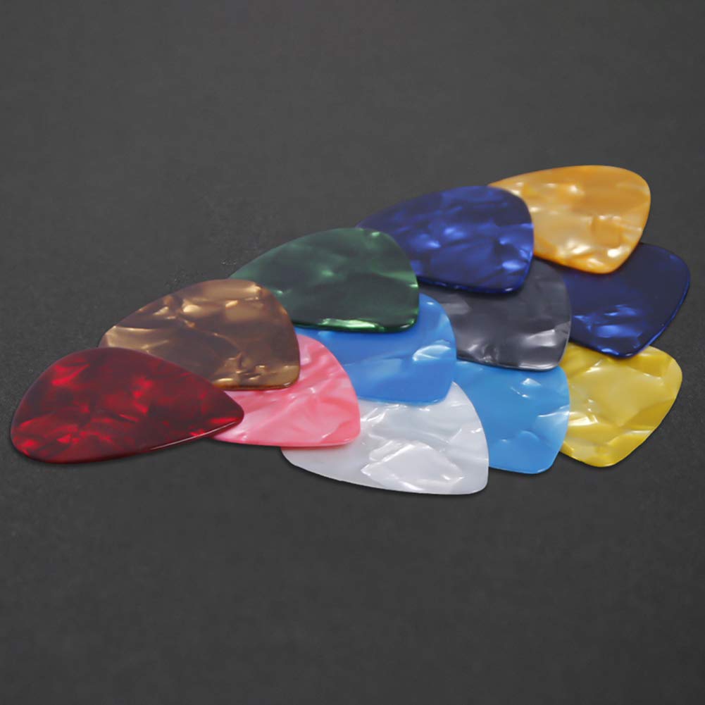 Guitar Picks,150 Pcs Guitar Picks Sampler Value Pack, Includes Thin, Medium & Heavy Gauges 3 Sizes for Acoustic Guitar