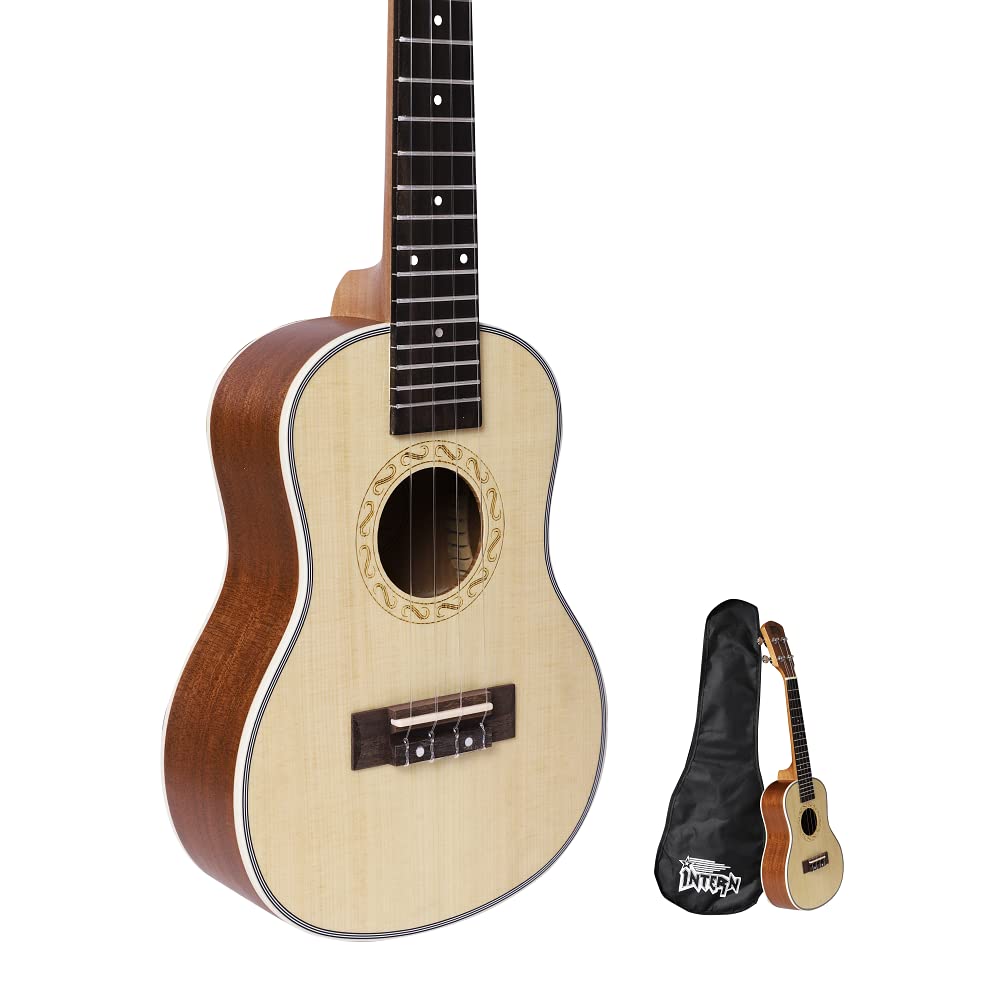 Intern Soprano Ukulele With Bag (Dark Custom)