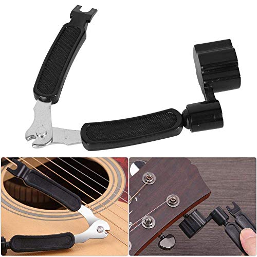 Guitar Repair Maintenance Tool Kit,Full Set Musicians Guitar Care Kit 3 in 1 String Winder Leveling Ruler Fret Sanding File with