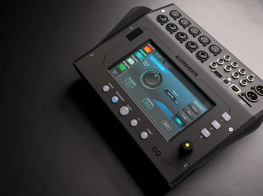 Allen & Heath CQ-12T Digital Mixer with 7'' Touchscreen and Bluetooth Connectivity