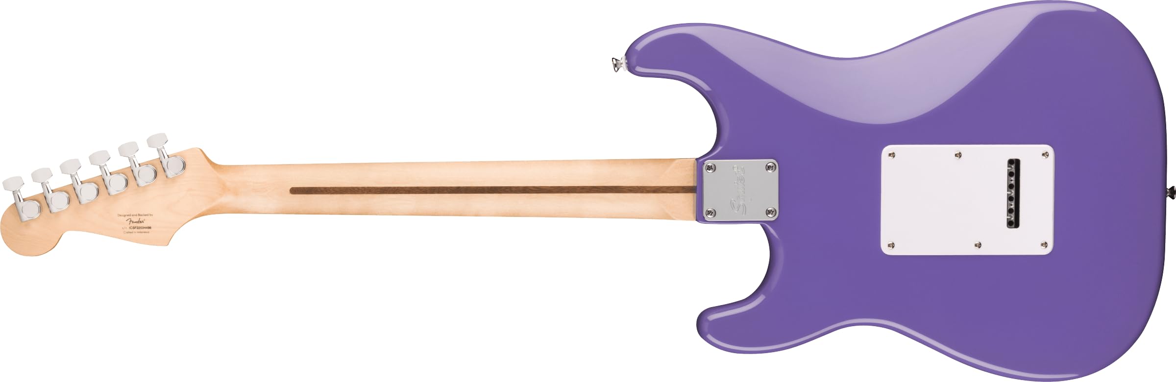 Squier Sonic Stratocaster Electric Guitar, with 2-Year Warranty, Ultraviolet, Laurel Fingerboard, White Pickguard