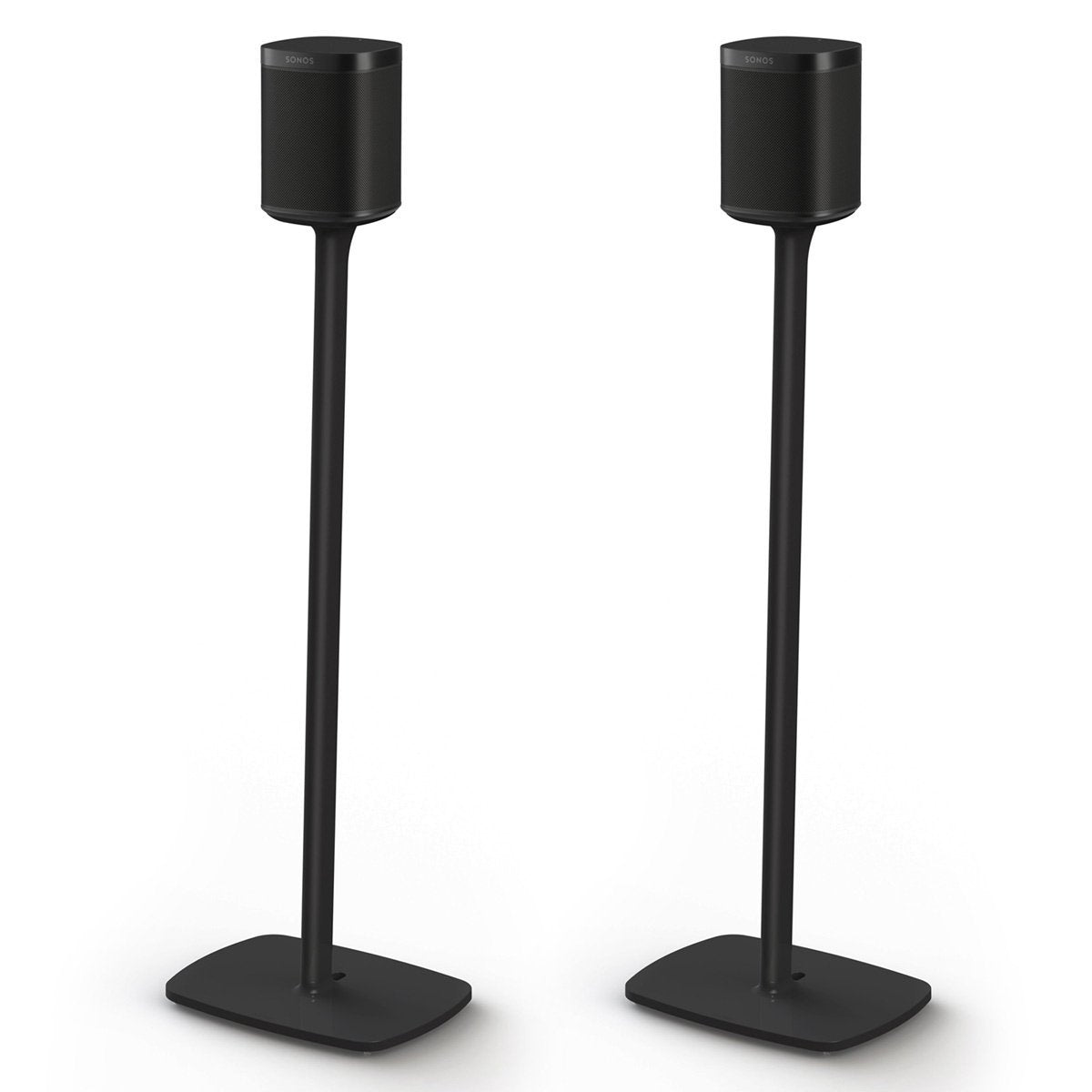 Flexson Floor Stands For Sonos One - Pair (Black)