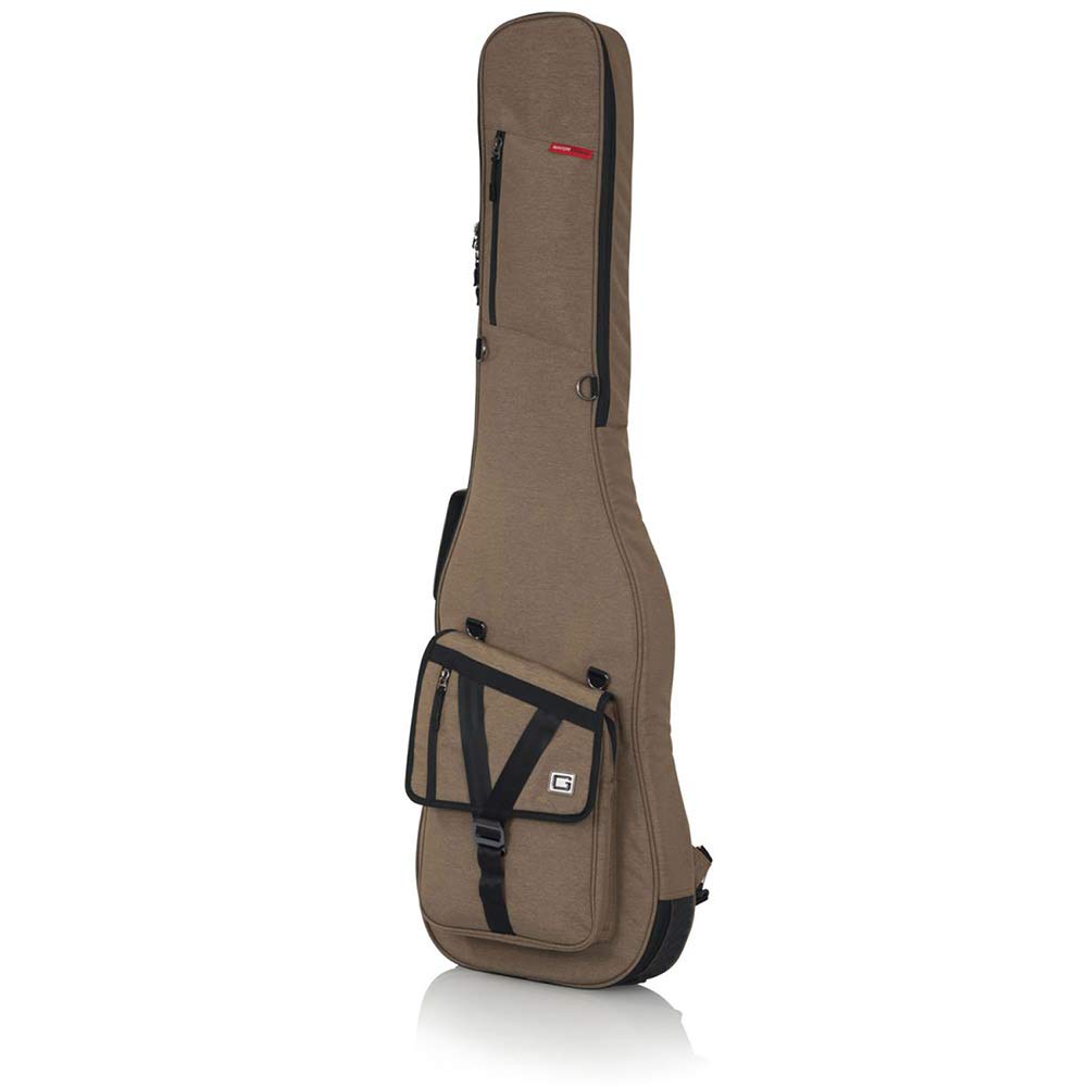 Gator Cases Transit Series Bass Guitar Gig Bag; Tan Exterior (Gt-Bass-Tan)