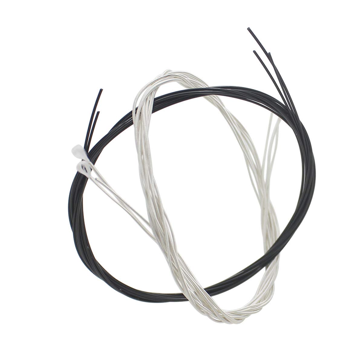 JYsun Classical Guitar Strings 3 full sets with Black Nylon for E-1st B-2nd G-3rd and Nylon Core Silver-Plated Copper Wound for