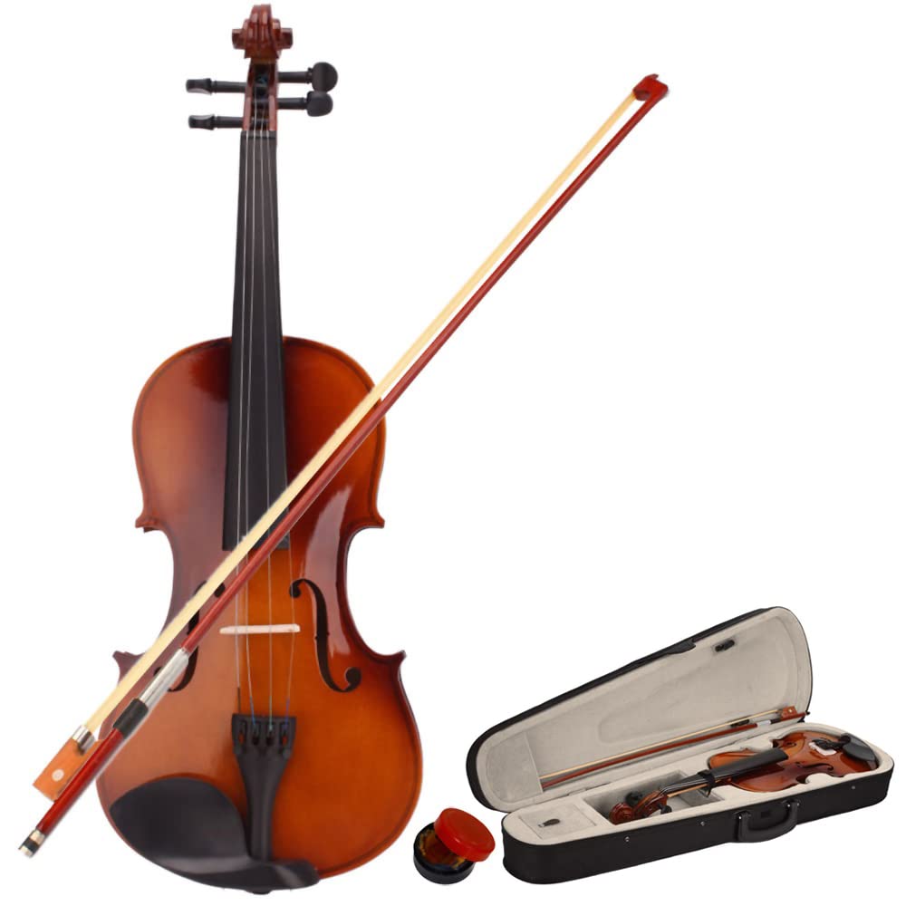 Doredo Violin 4/4 Full Size Kit, Beginner Violin for Adults, Young,Students,Complete Full Size Violins with Portable Case, Bow, 