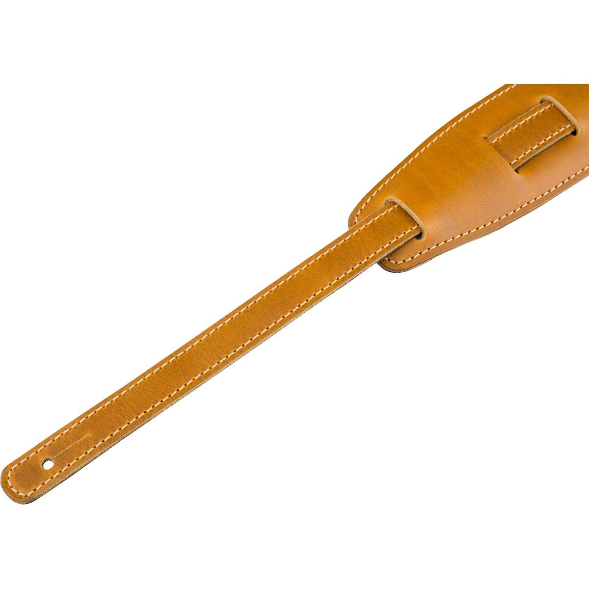 Fender Mustang Saddle Guitar Strap, 2.25in, Butterscotch, Long