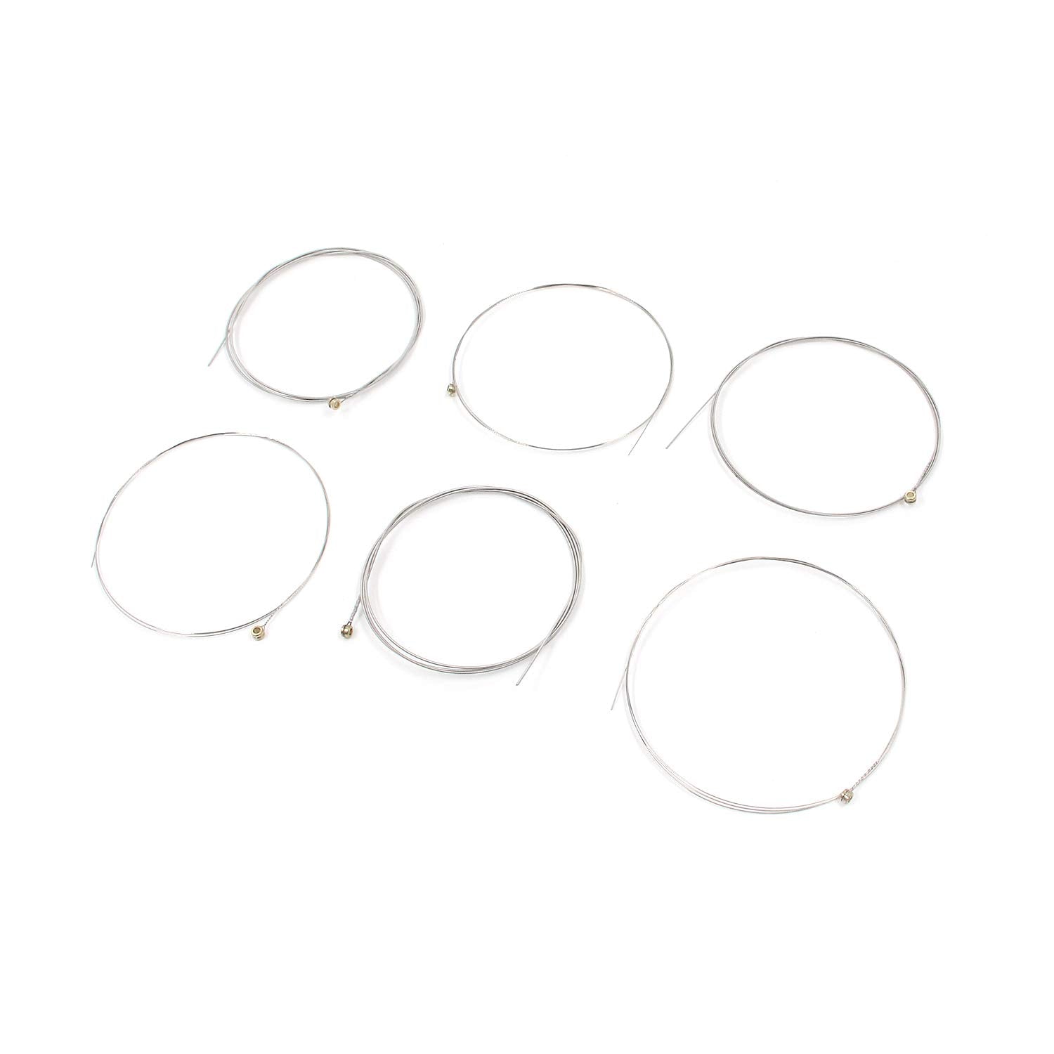 Geesatis 2 Set of 6 Electric Guitar Strings Single Electric Guitar Strings Replacement Steel String, E-1st, B-2nd, G-3rd, D-4th,