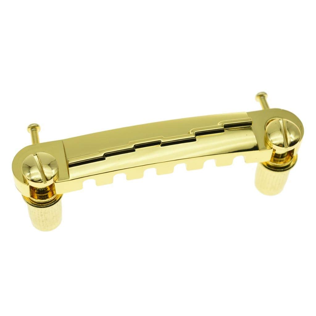 Electric Guitar Wrap Around Bridge Tailpiece for Les Paul LP Junior Gold
