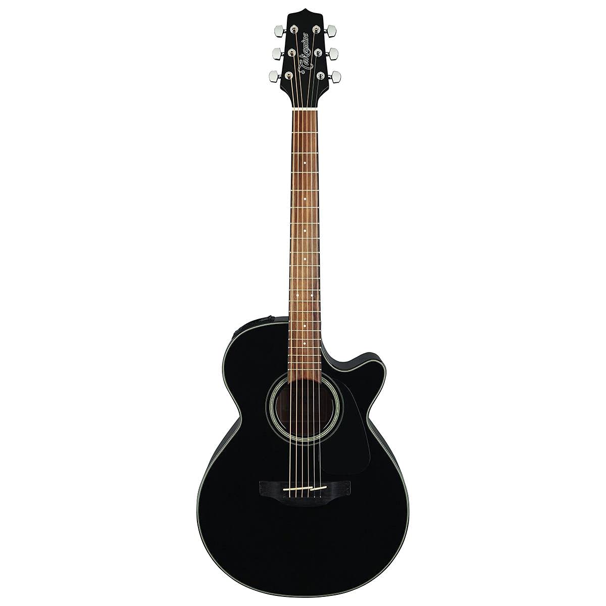 Takamine GF30CE-BLK FXC Cutaway Acoustic-Electric Guitar, Black