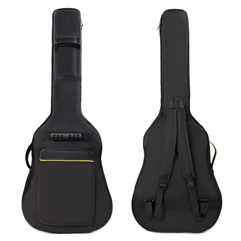 36 Inch Acoustic Guitar Gig Bag Waterproof Dual Adjustable Shoulder Strap 5Mm Padding Backpack With Accessories -For 36'' Acoust