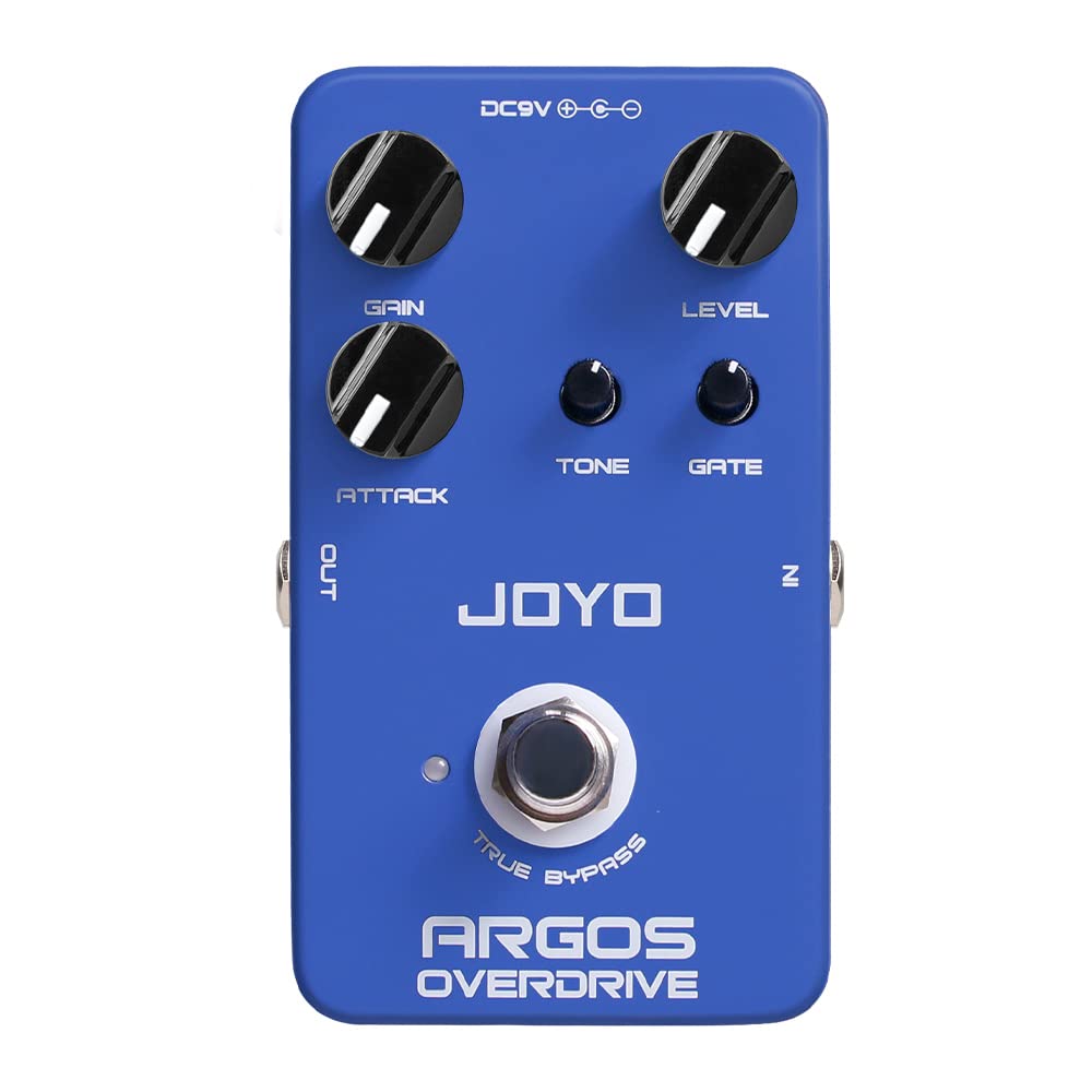 JOYO Overdrive Guitar Effect Pedal with Multi-mode and Built-in Noise Gate for Electric Guitar Bass True Bypass Design (ARGOS OV