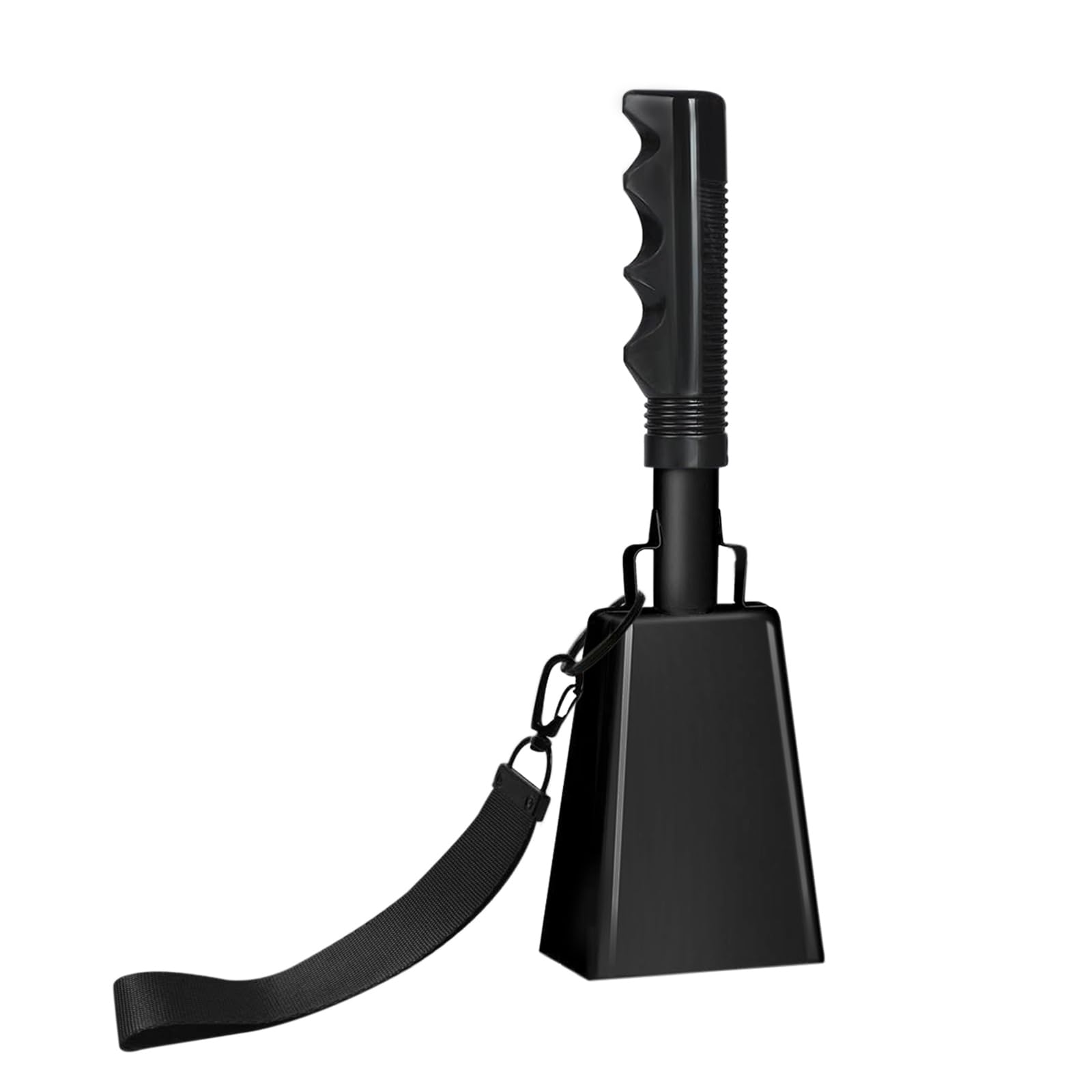 Hordolry 10inch Metal Cowbells with Handle, 1Pcs Cow Bells with Wrist Strap for Sporting Events, Football Games,Party, Concert, 