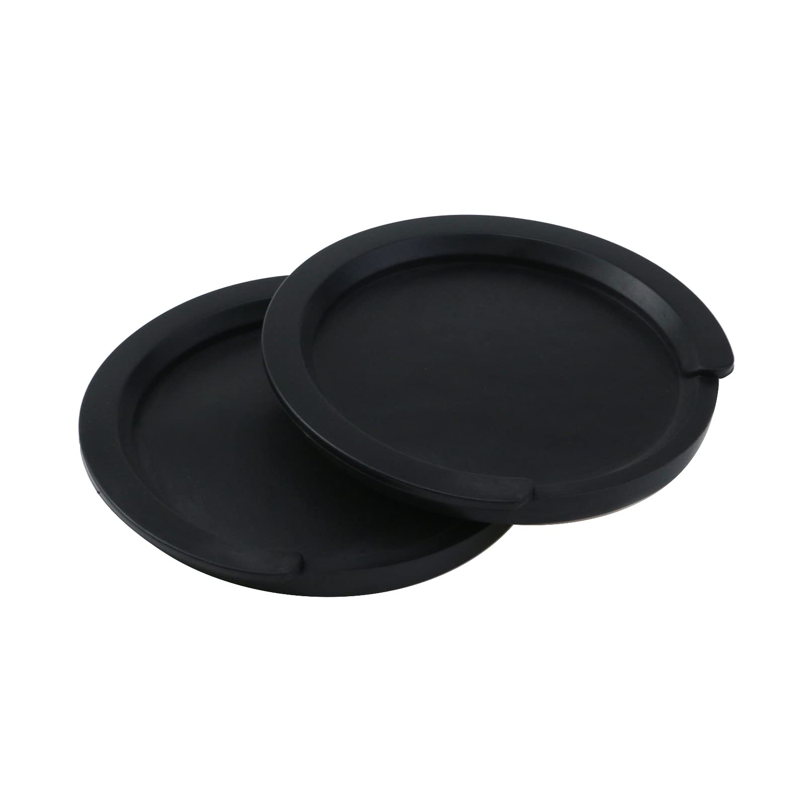 Chinflly Pack of 2 Guitar Soundhole Cover,4 Inch Soft Rubber Guitar Sound Hole Block for 38 39 40 41 Inch Acoustic Guitar