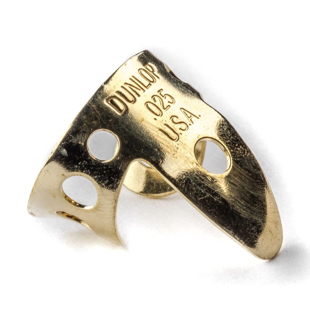 Jim Dunlop 37R.025 Brass Fingerpicks, .025'', 20/Tube