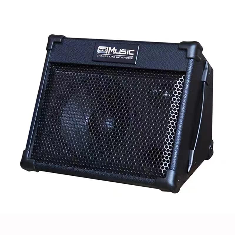 Coolmusic Portable Acoustic Guitar Amplifier, For Performers On The Go, Built-In Bluetooth (40W Battery-Powered)