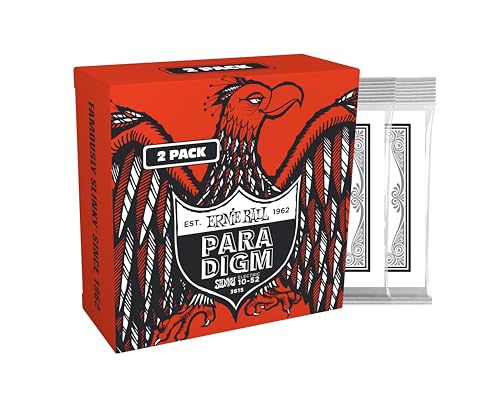 Ernie Ball Skinny Top Heavy Bottom Slinky Paradigm Electric Guitar Strings Amazon Exclusive 2 Pack 10-52 (P03615)