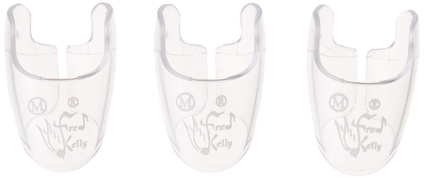 Fred Kelly Picks P7FF-M-3 Poly Freedom Finger Pick Medium Guitar Pick