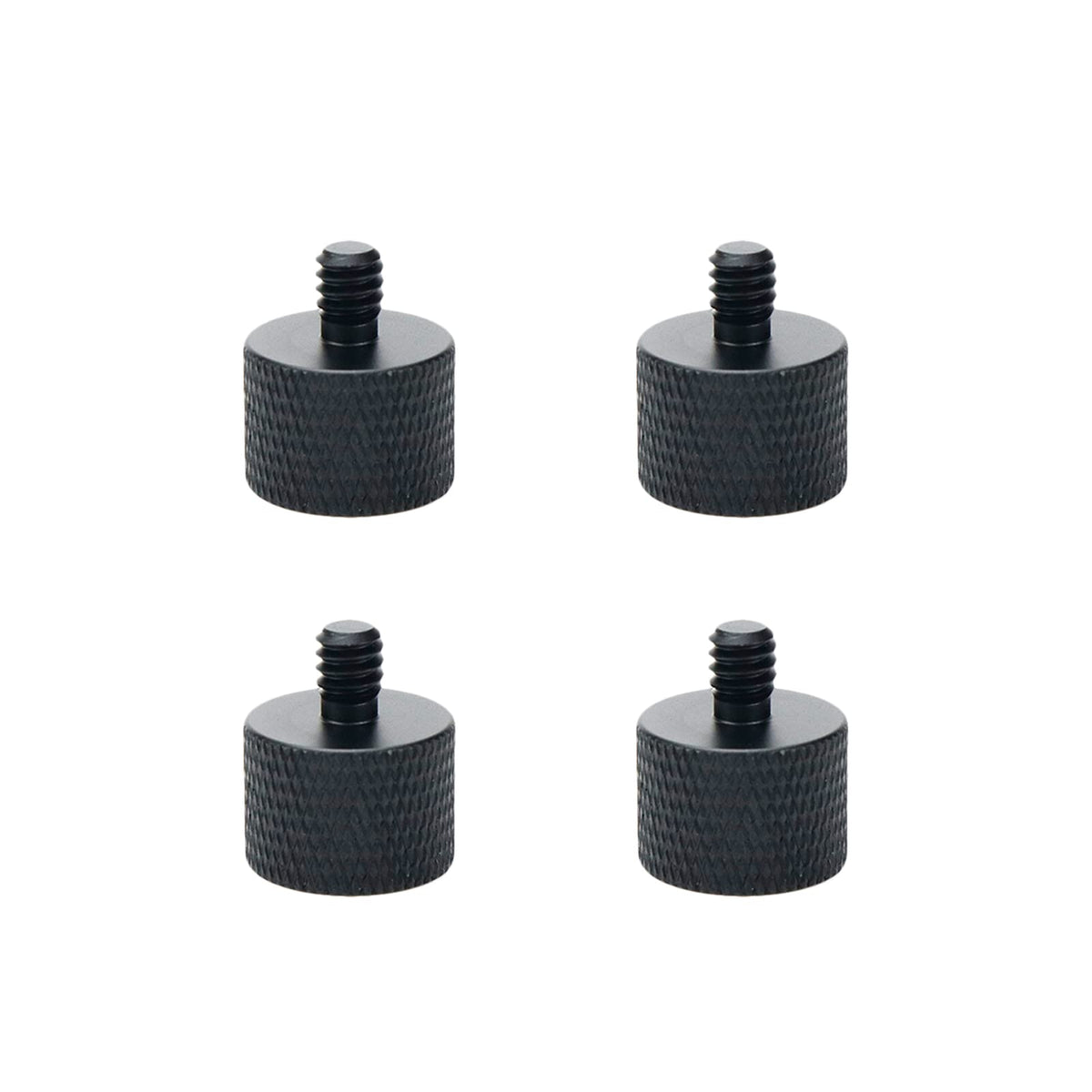 Dahszhi Mic Screw Adapter, Aluminum Alloy Thread Adapter 5/8-11 Female To 1/4-20 Male For Mic Stand, Camera Monitor, Tripod, Mic