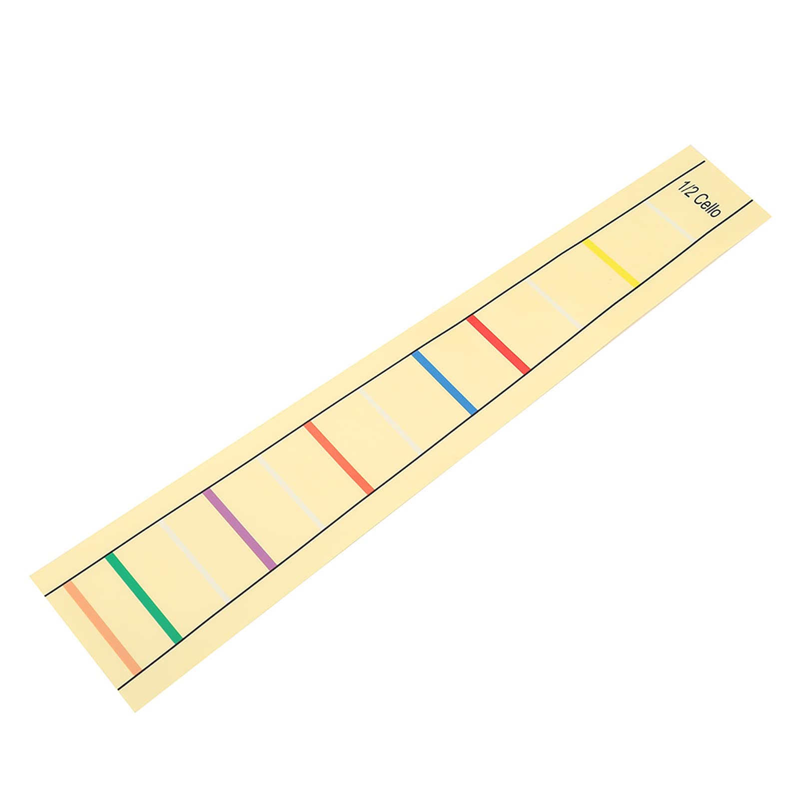 Finger Guide Sticker, Cello Finger Guide Cello Fret Finger Sticker High Adhesive Fret Board Label Sticker for Cello, 4/4, 3/4, 1