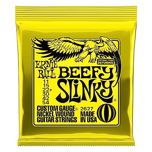Ernie Ball Beefy Slinky Nickel Wound Electric Guitar Strings - 11-54 Gauge