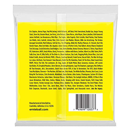 Ernie Ball 6-String Short Scale Bass Slinky Nickel Wound Electric Guitar Strings, 20w-90 Gauge (P02837)