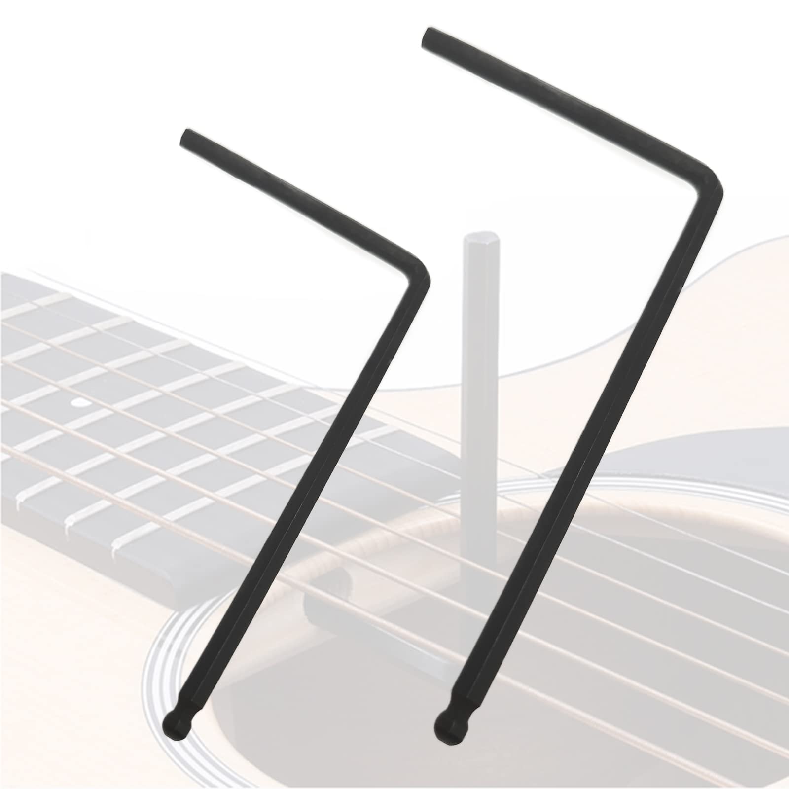 Cheerock Guitar Truss Rod Wrench, 4Mm And 5Mm Allen Wrench, Extended Ball Head Hex Key For Adjusting Guitar Necks, Guitar Tools