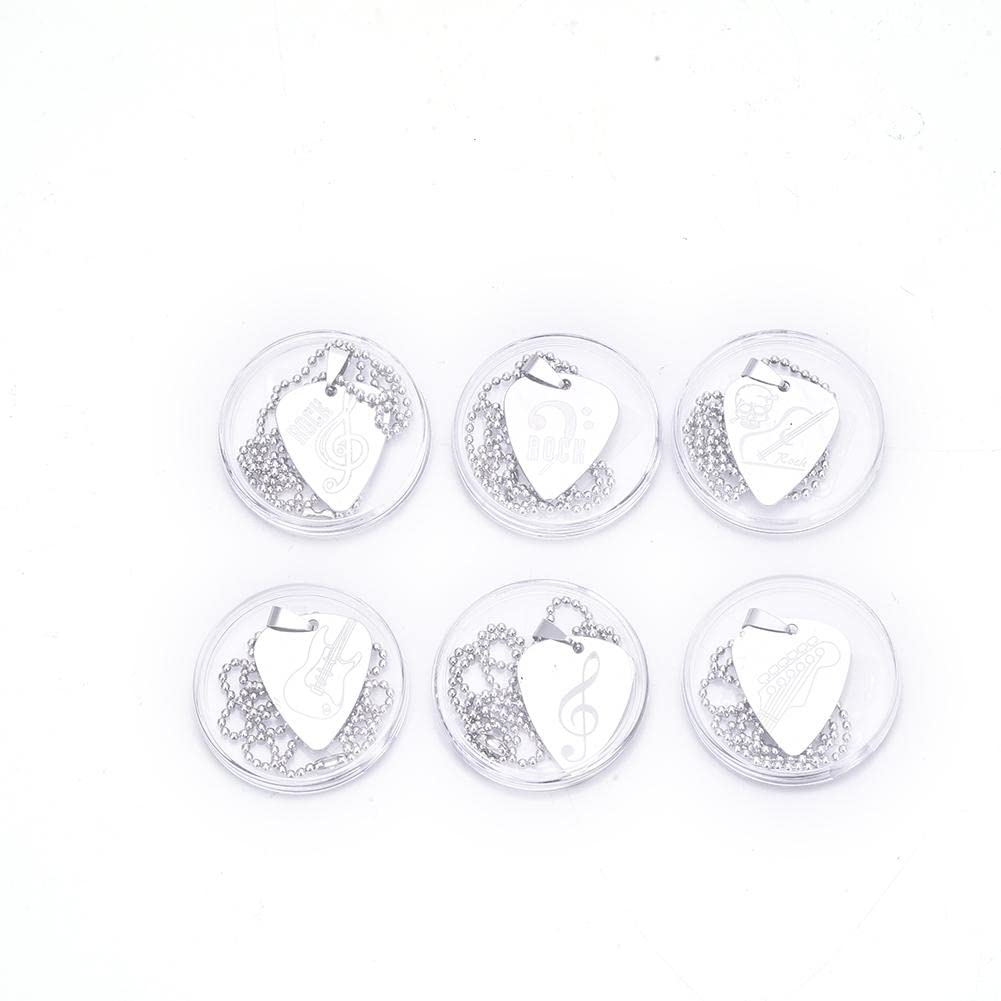 Guitar Pick Necklace , Stainless Steel Guitar Picks, Music Note Pendant Jewelry, Guitar Picks Plectrum, Guitar Accessories For M
