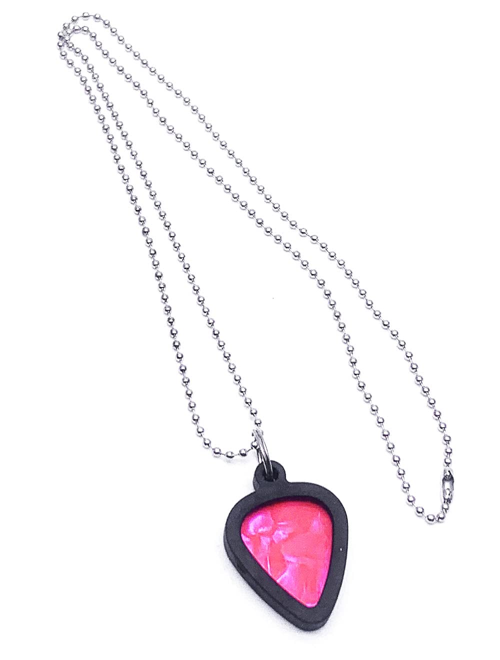 TUOREN 2 Set Guitar Pick Holder Necklace with 3pcs Stainless Steel Picks 3 Colorful Celluloid Pick for Electric Guitar Bass Ukul