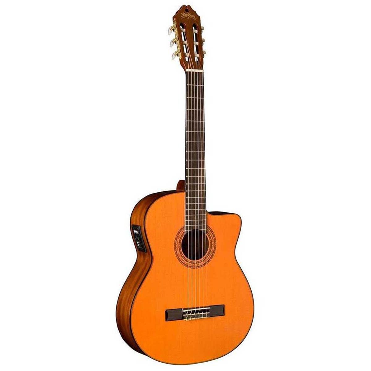 Washburn Classical Series C5Ce Classical Acoustic Electric Guitar, Natural