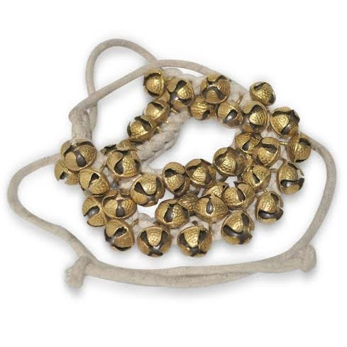 Sai Musical Ghungroo For Classical Dance Kathak Ghungroo Pair (25+25) Big Bells Tied With White Cotton Cord