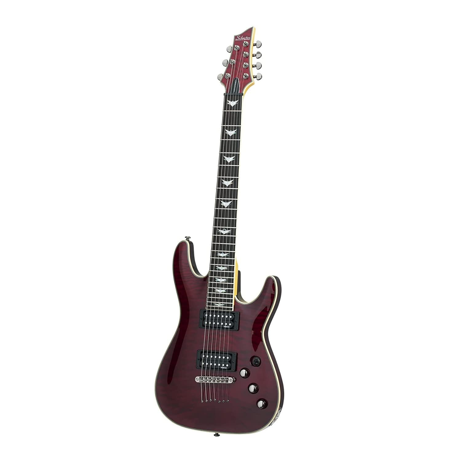 Schecter Omen Extreme-7 Electric Guitar - Black Cherry