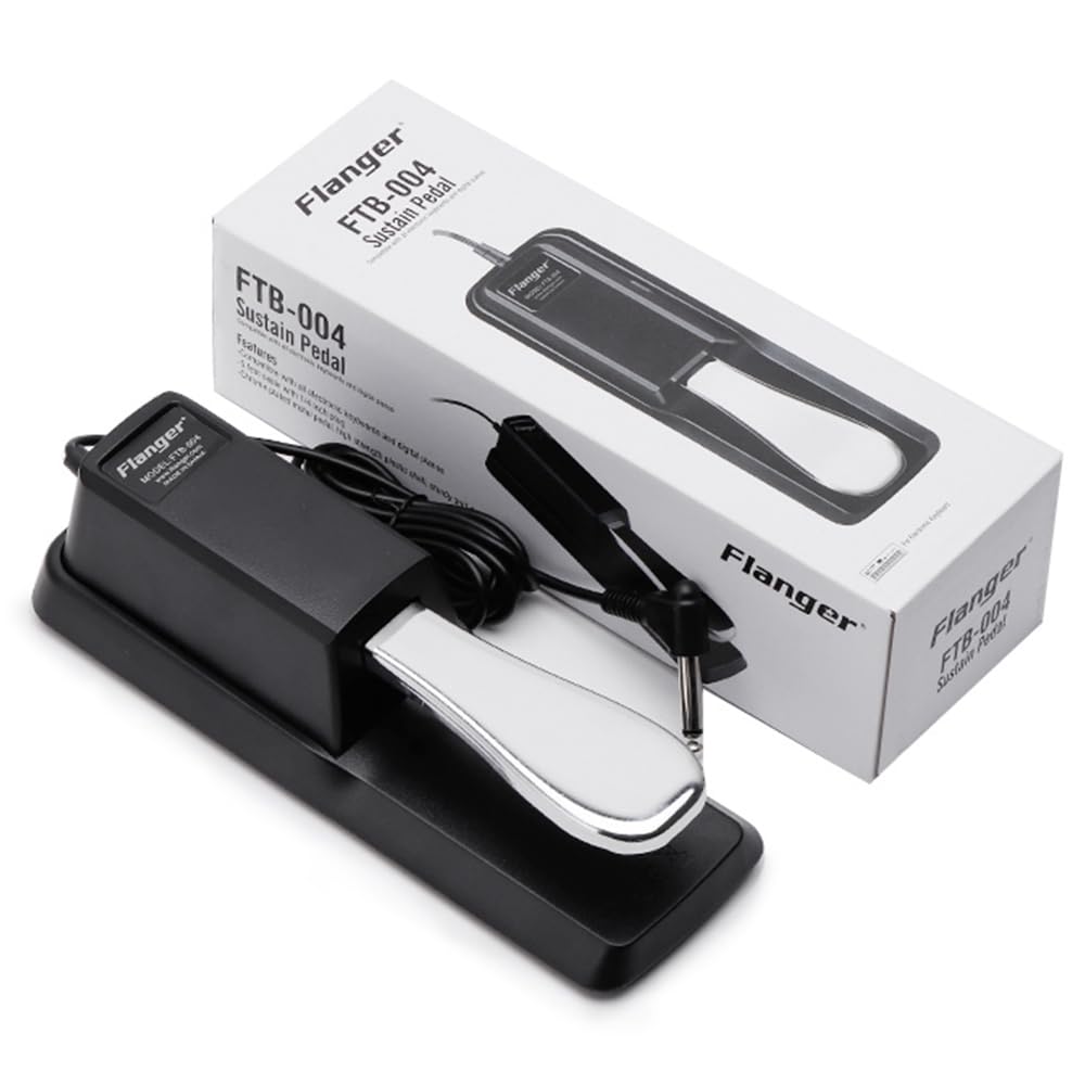 Technobuyers Flanger Sustain Pedal For Yamaha,Korg,Casio Keyboard, Damper Pedal